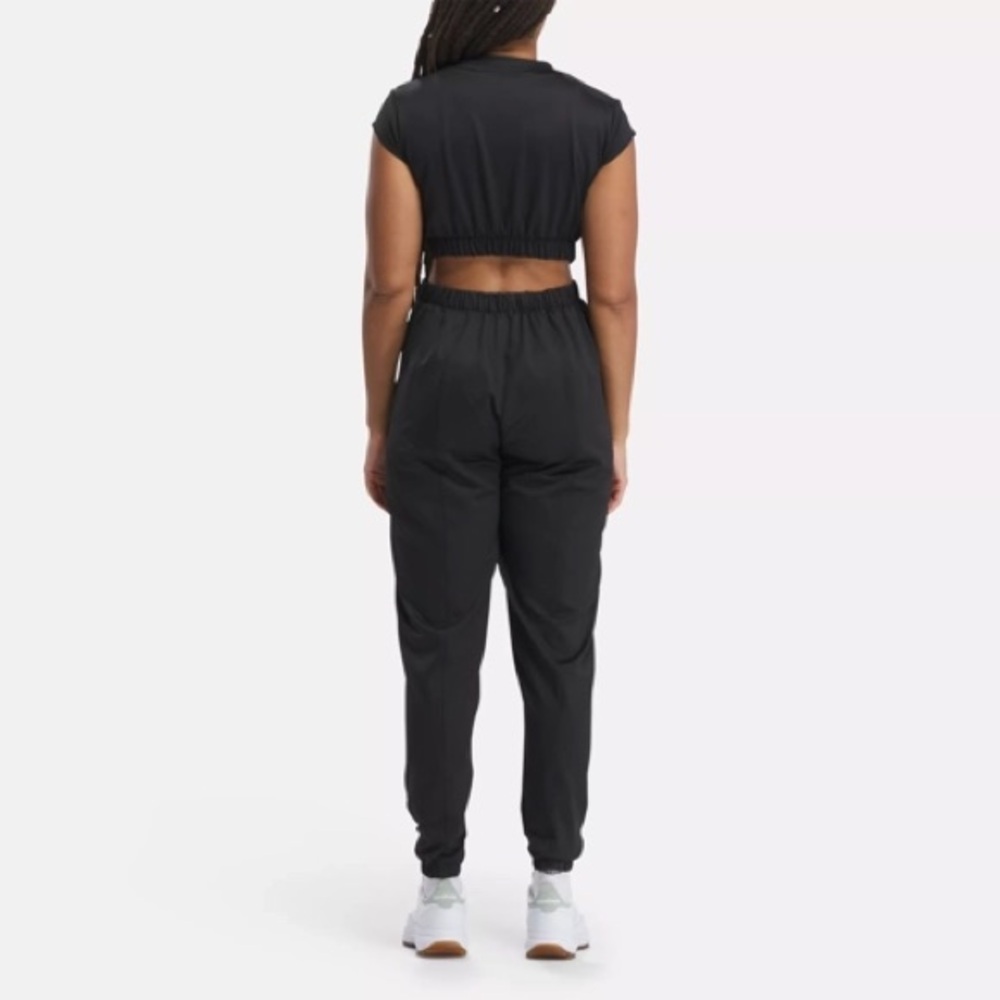 Black Reebok classics cutout jumpsuit - Large